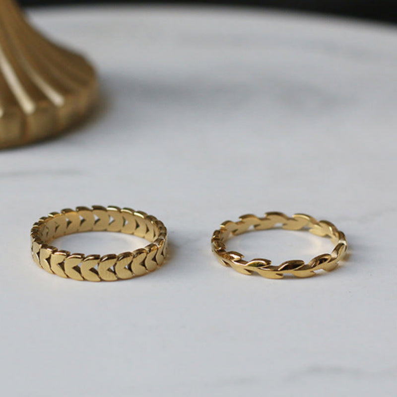 Ivy & Wheat Rings