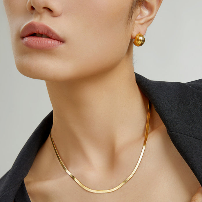 Luna 18ct Gold Vermeil Studs