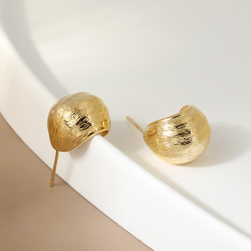 Luna 18ct Gold Vermeil Studs