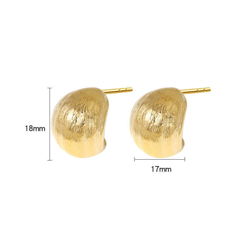 Luna 18ct Gold Vermeil Studs