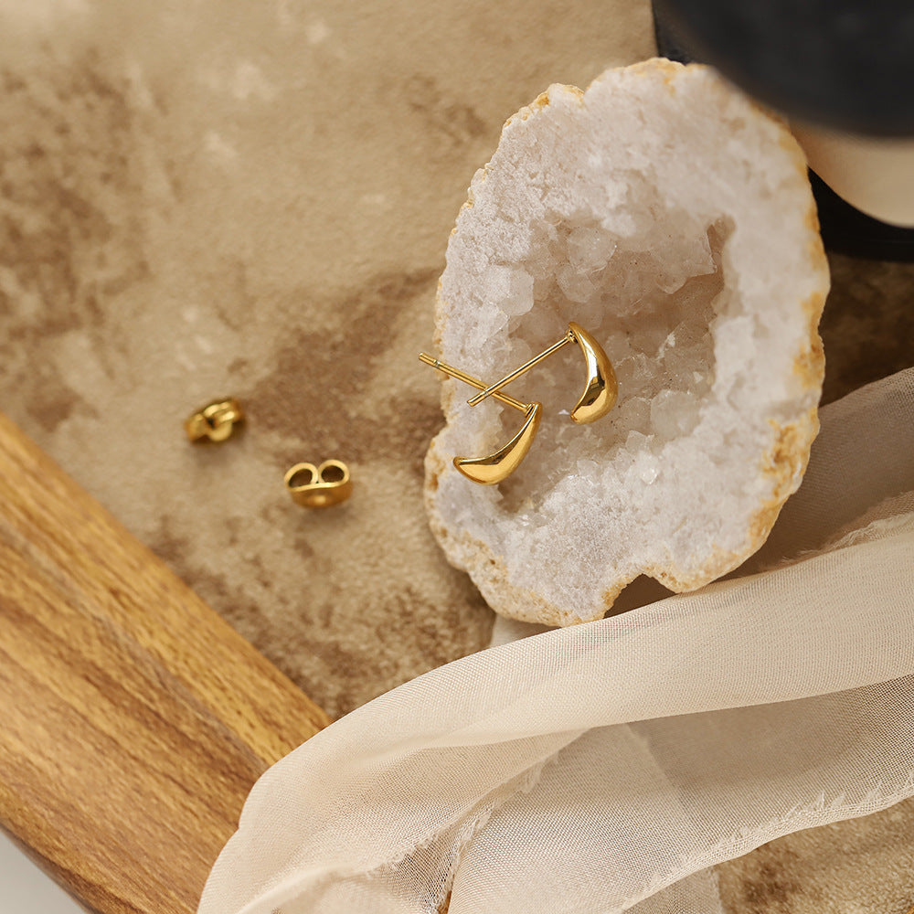 Mini Teardrop Stud Earrings
